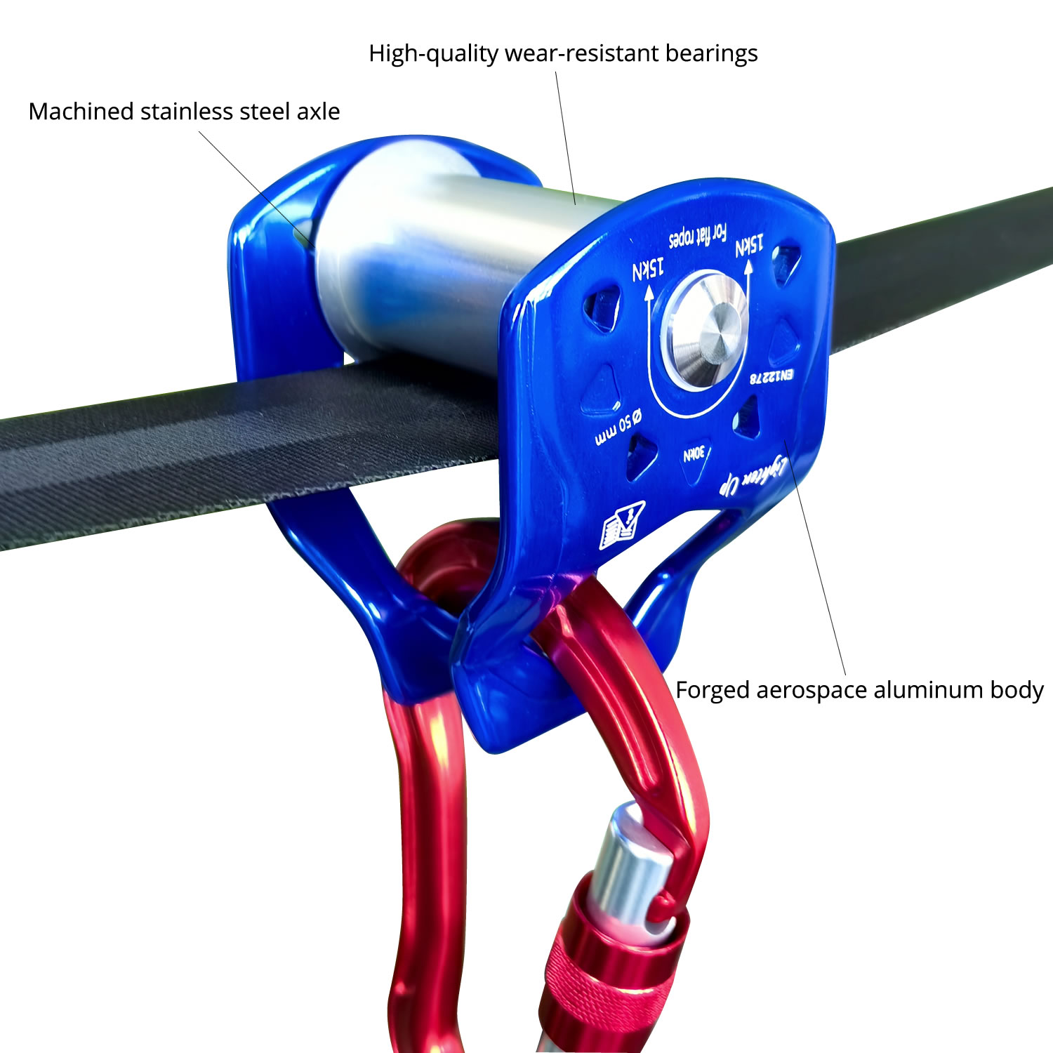 Kids Outdoor Furniture Set - Outdoor 30 KN Zipline Pulley Set