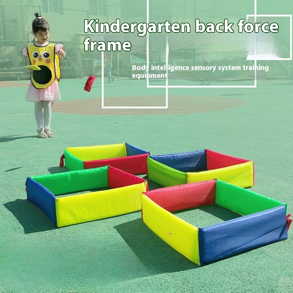 Kids Outdoor Climbing Frame - Children Fun Outdoor Games Jump Frame