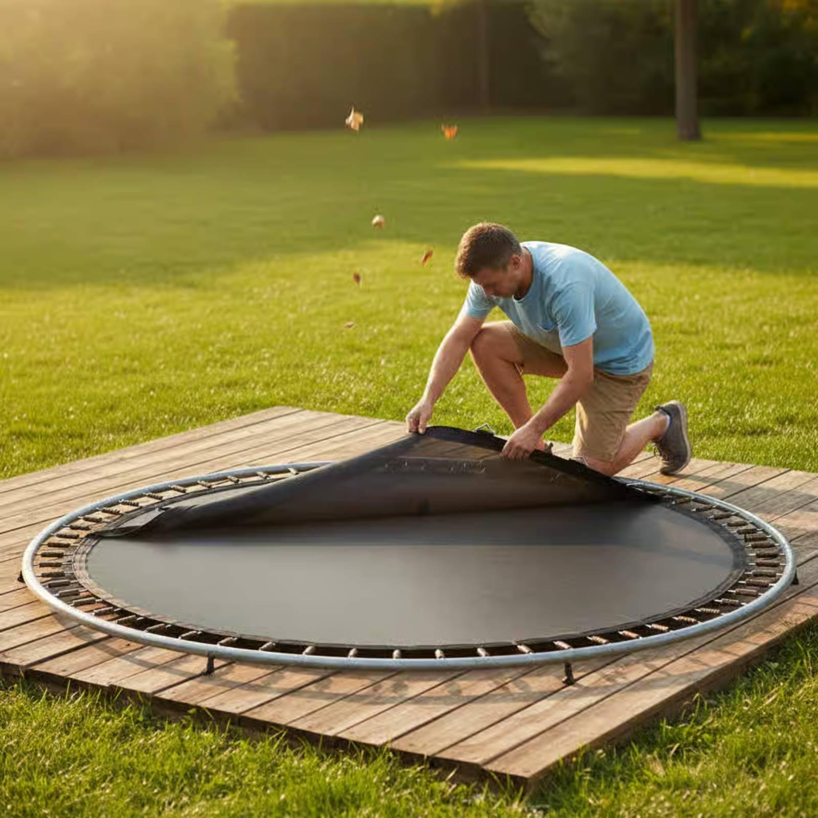 Kids Indoor Outdoor Trampoline - Children Trampoline Net Replacement Safety Enclosure