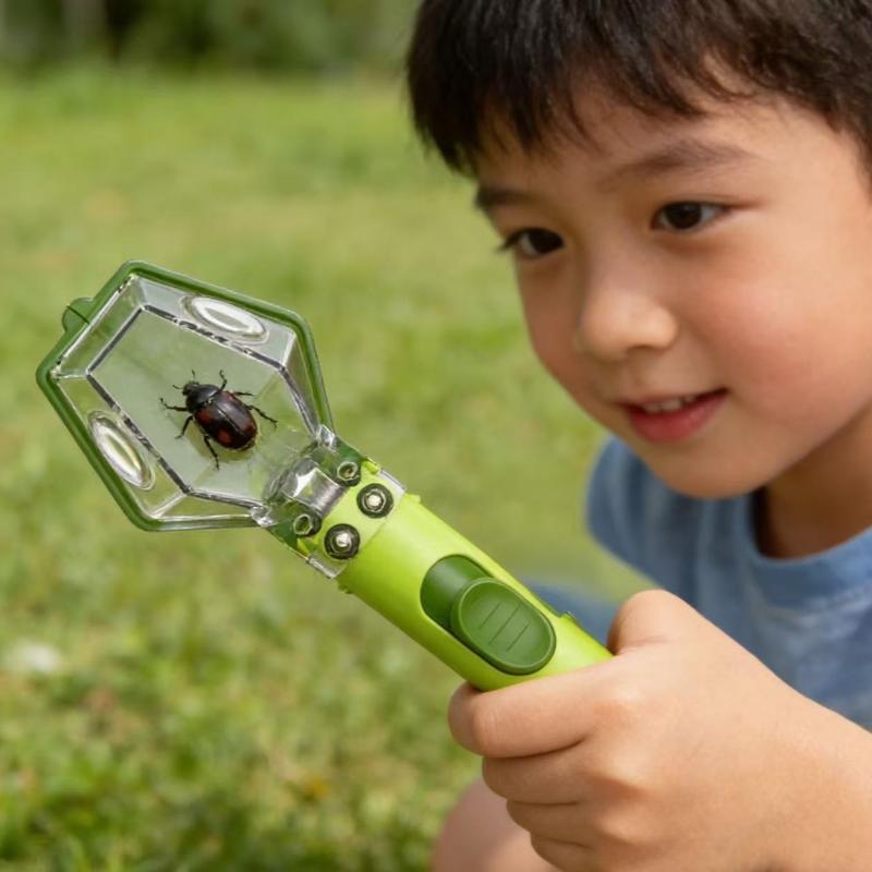 Kids Outdoor Explorer Kit - Kids Viewer Magnifier Bug Catcher Viewer