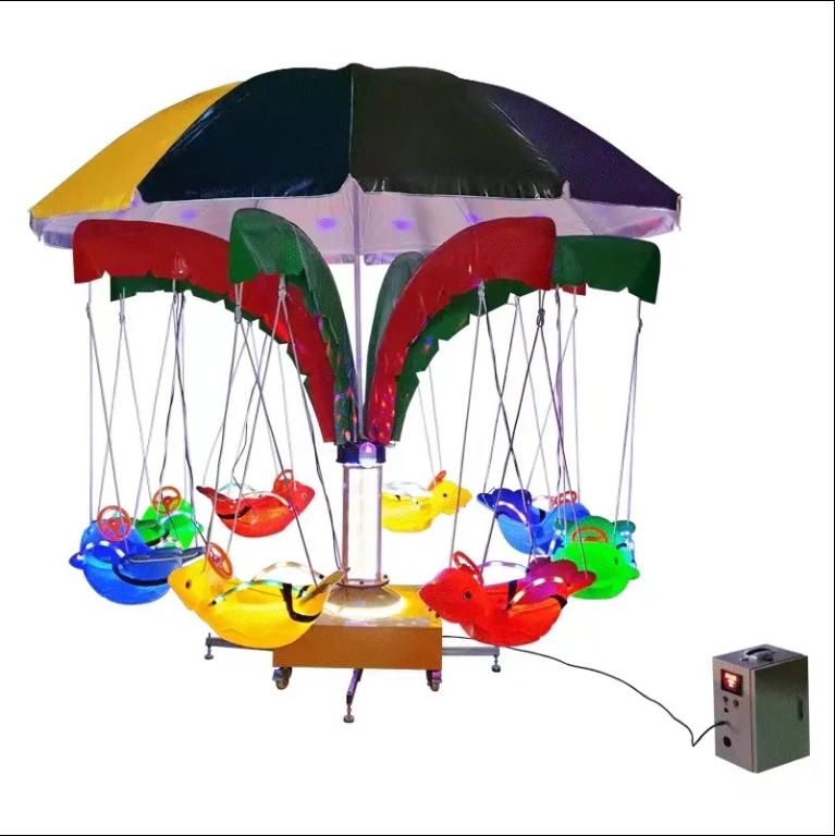 Kids Outdoor Chair - Outdoor Kids Mini Carousel Rotating Flying