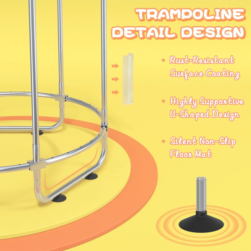 5FT Toddler Trampoline 8-in-1  - Kids Indoor Outdoor Trampoline recension och pris