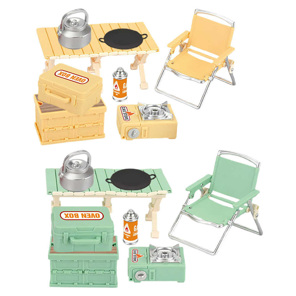 16Pcs Compact Miniature Outdoo - Kids Outdoor Play Table recension och pris