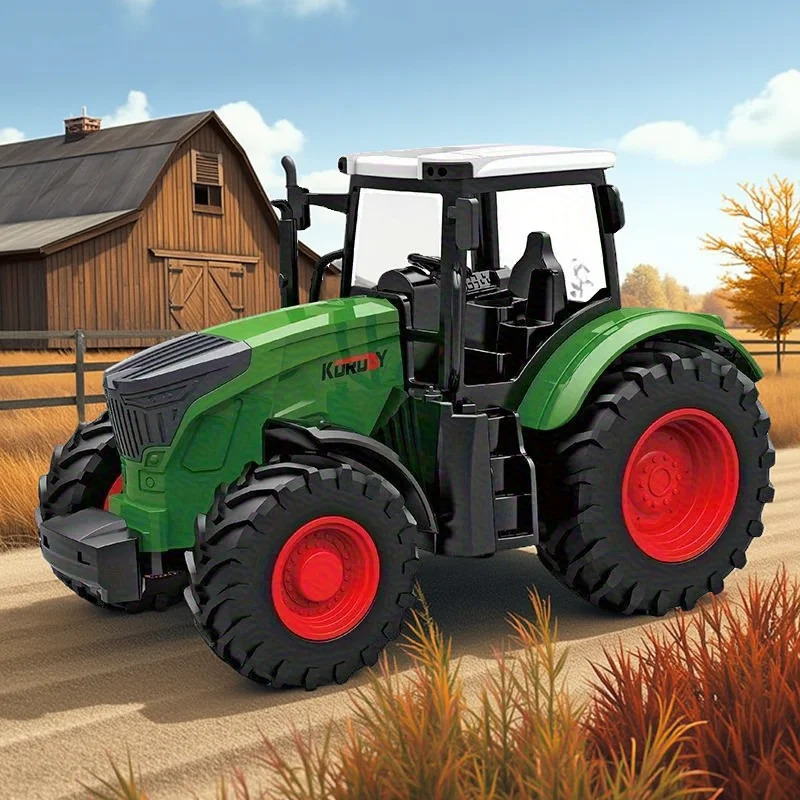 1:24 Inertial Farm Tractor wit - Kids Outdoor Entertainment recension och pris