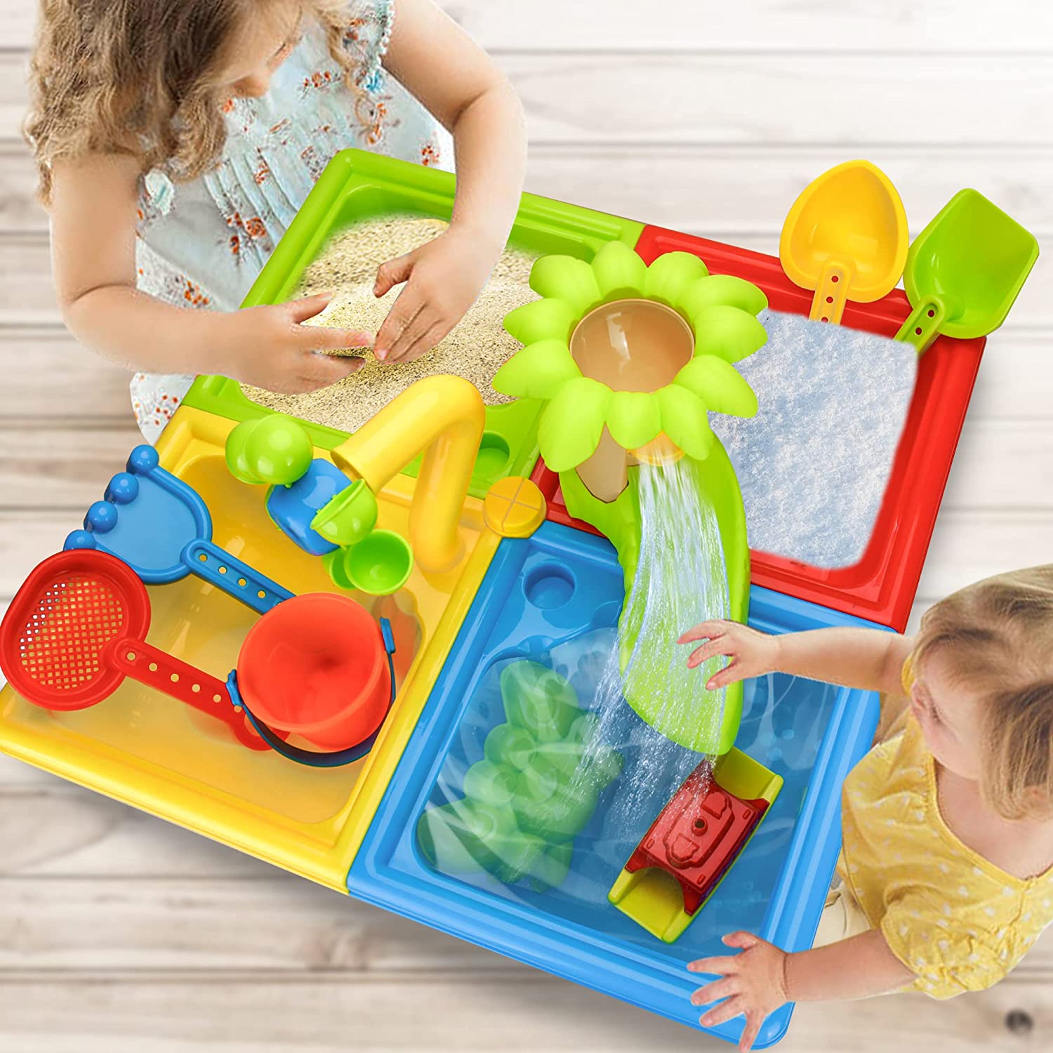 Beach Table Sand Play Toys Chi - Kids Outdoor Nature Toys recension och pris