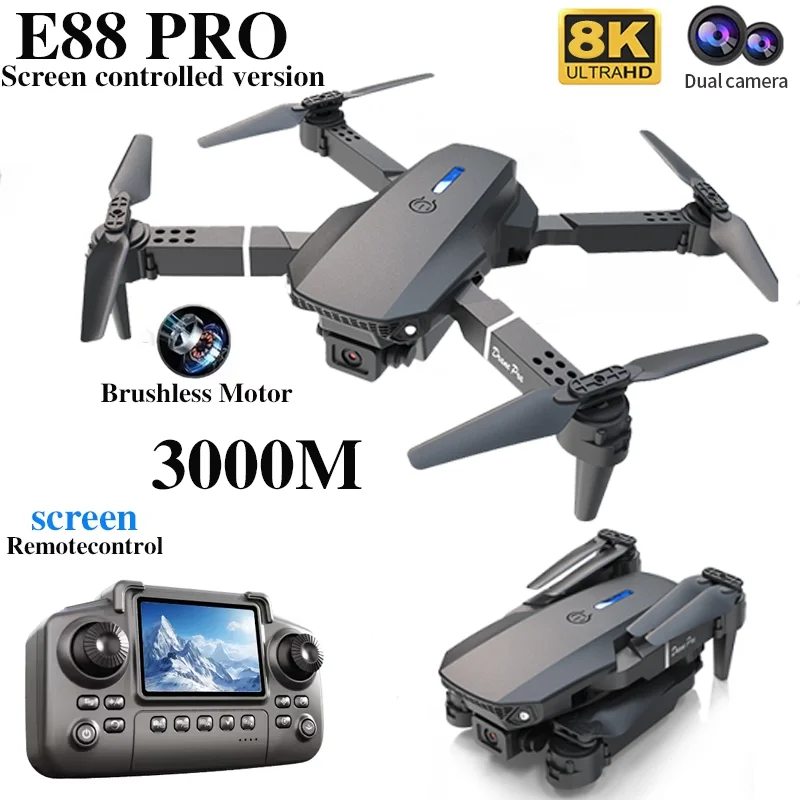 Professional E88 PRO Drone wit - Kids Outdoor Entertainment recension och pris
