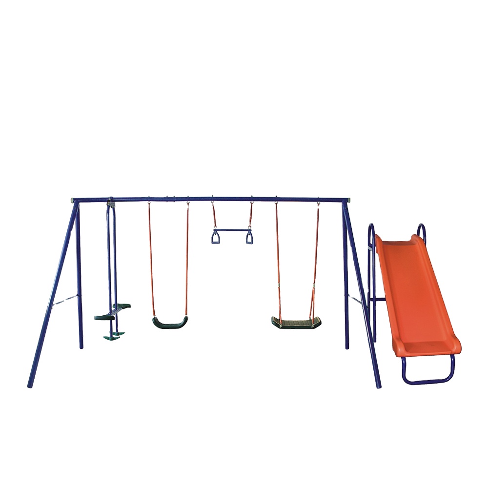 wr-Wholesale Cheap Six Station - Kids Outdoor Swing And Slide recension och pris