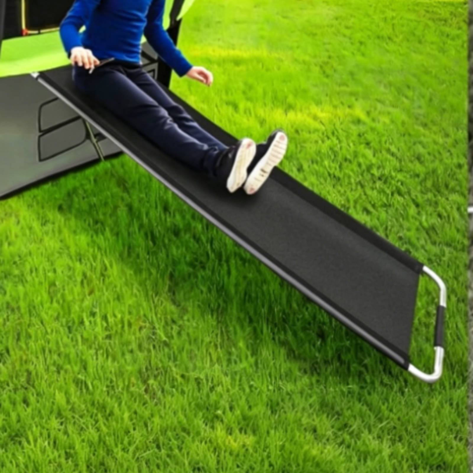 Kids Trampoline with Slide Ind - Kids Indoor Outdoor Trampoline recension och pris