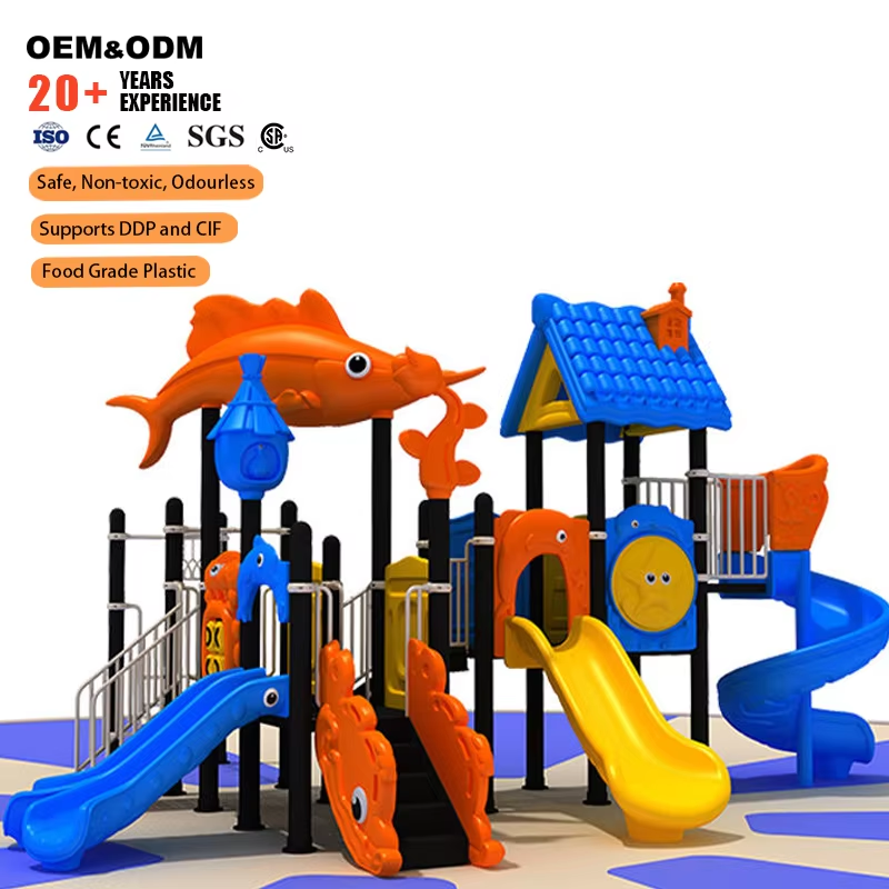 Factory Direct Custom Ocean Th - Kids Outdoor Slide Set recension och pris