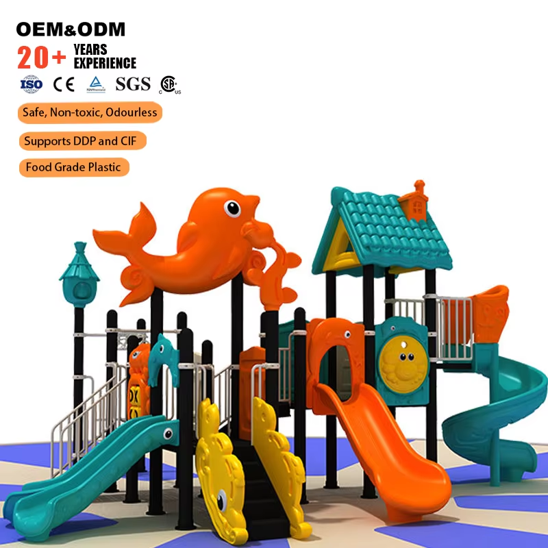 Factory Direct Custom Ocean Th - Kids Outdoor Slide Set recension och pris
