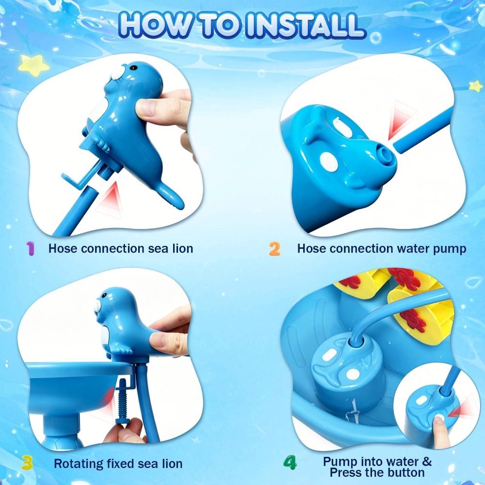 Portable No-Drill Water Table  - Kids Outdoor Play Table recension och pris