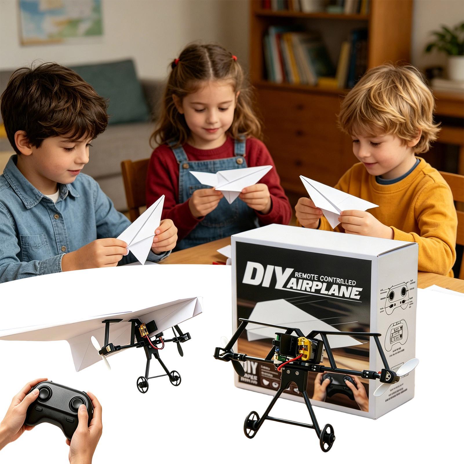 DIY RC Paper Airplane Kit Plan - Kids Outdoor Entertainment recension och pris