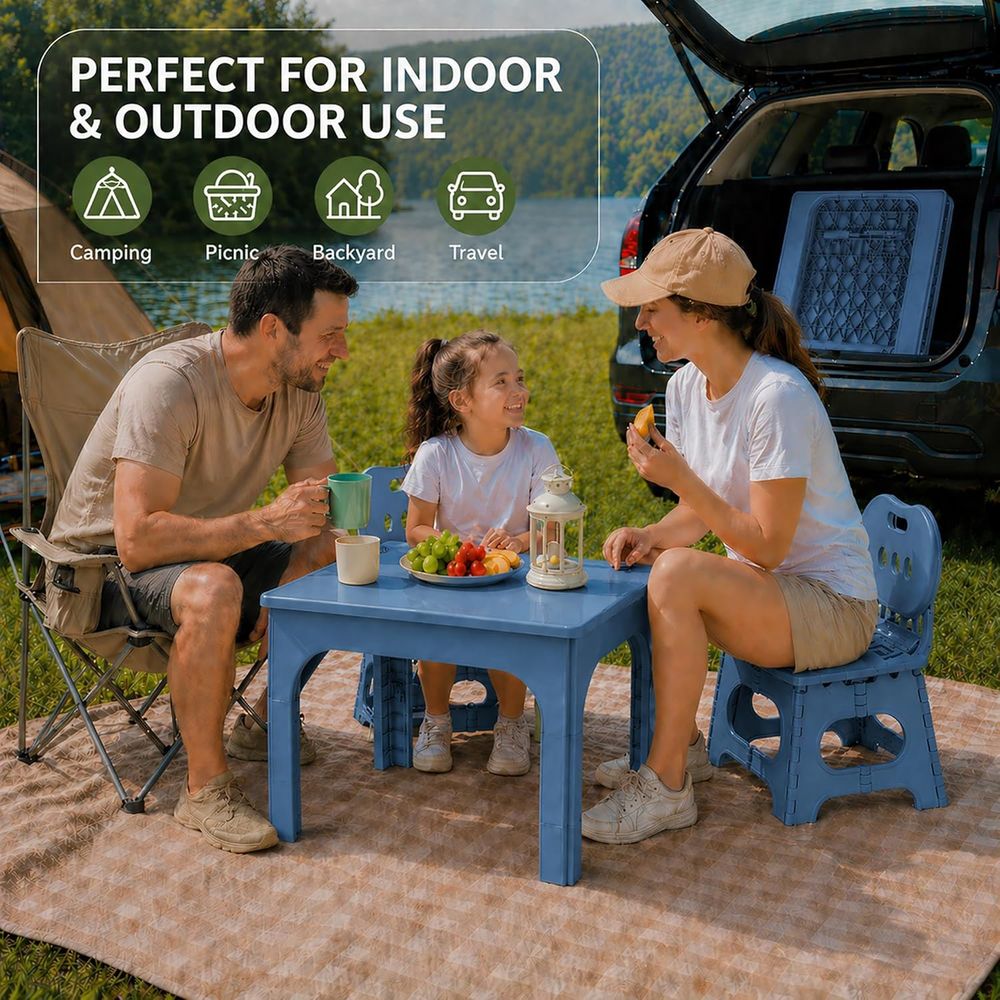 oldable Table and Chair Set, H - Kids Outdoor Chair recension och pris