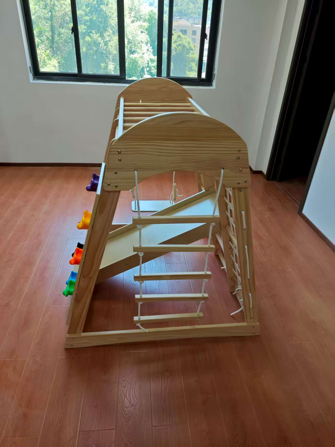 Wooden Kids Climbing Frame Lad - Kids Outdoor Climbing Frame recension och pris