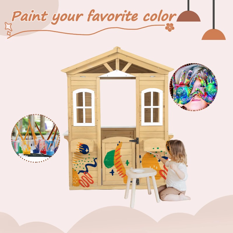 Modern Classic Solid Wood Play - Kids Outdoor Furniture recension och pris