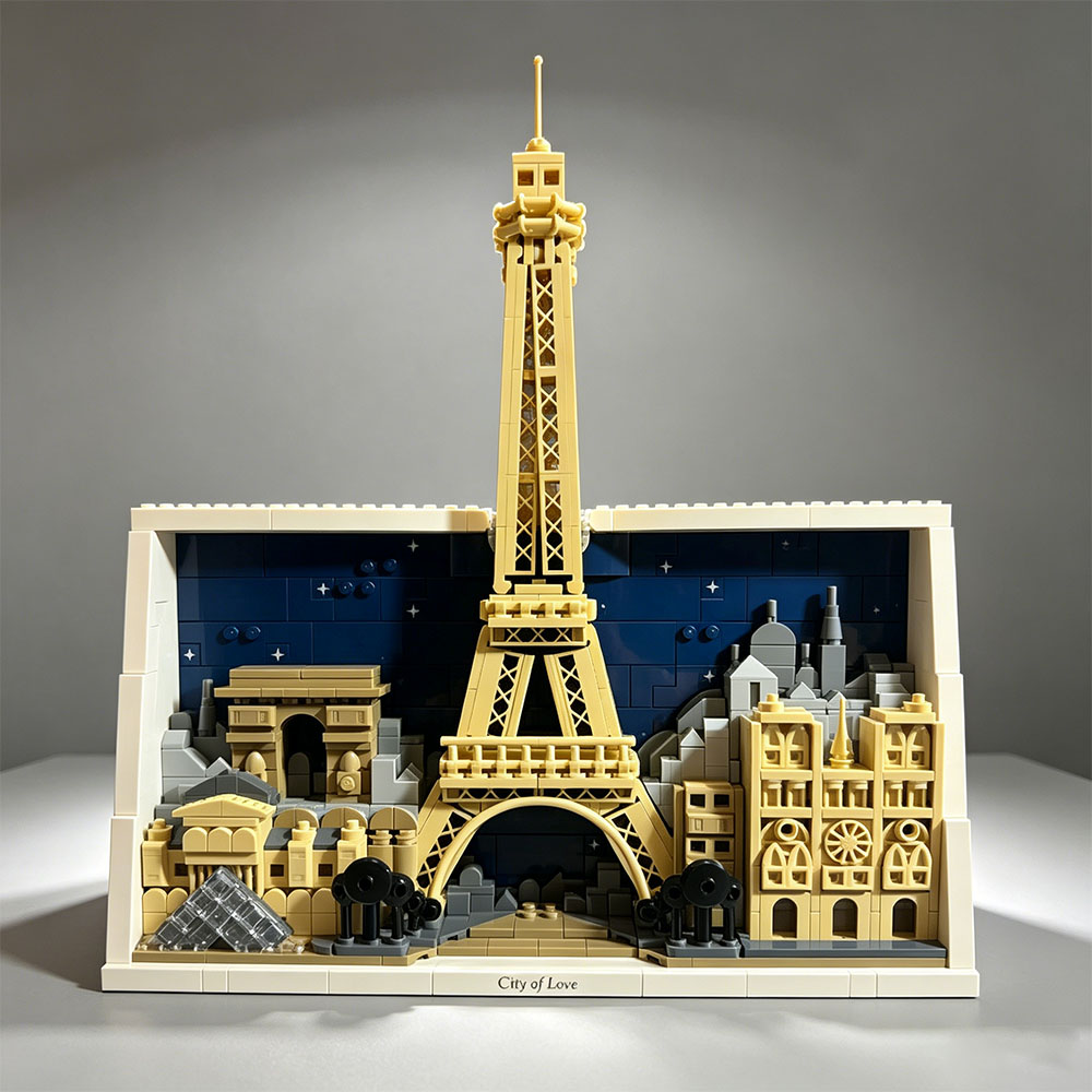 2026 NEW Love City—Paris Build - Lego Set City recension och pris