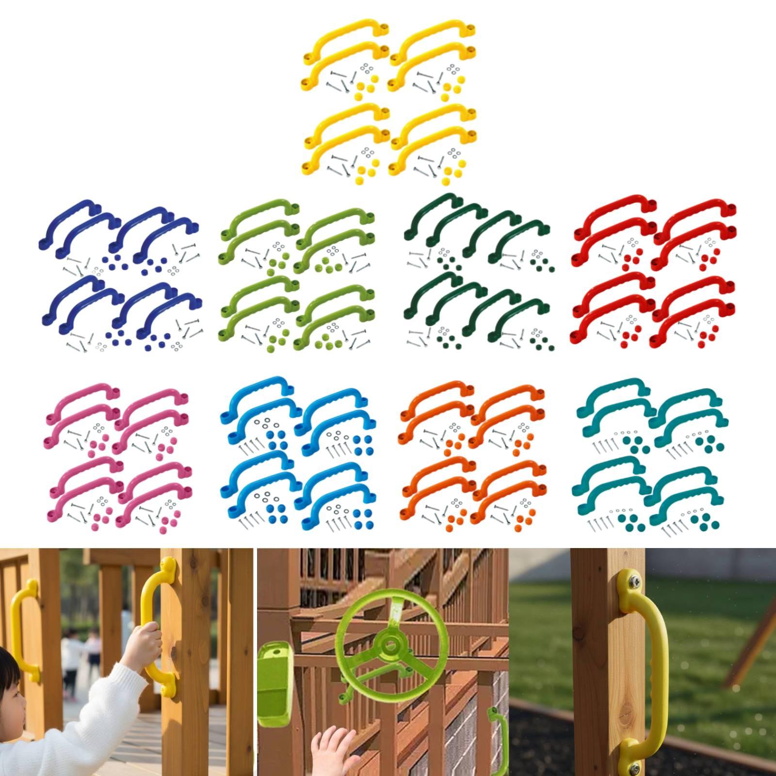 8 Pieces Climbing Handles Outd - Kids Outdoor Climbing Frame recension och pris