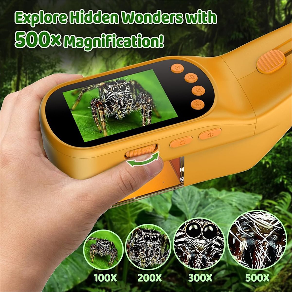 500X Handheld Microscope for K - Kids Outdoor Explorer Kit recension och pris