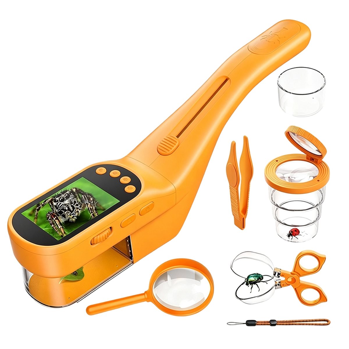 500X Handheld Microscope for K - Kids Outdoor Explorer Kit recension och pris