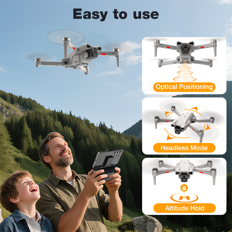 NEW Hot L017 Pro Drone Brushle - Kids Outdoor Entertainment recension och pris