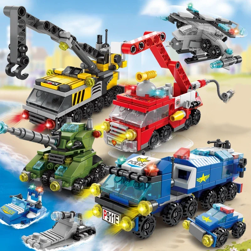 City Fire Car Building Blocks  - Lego Set City recension och pris