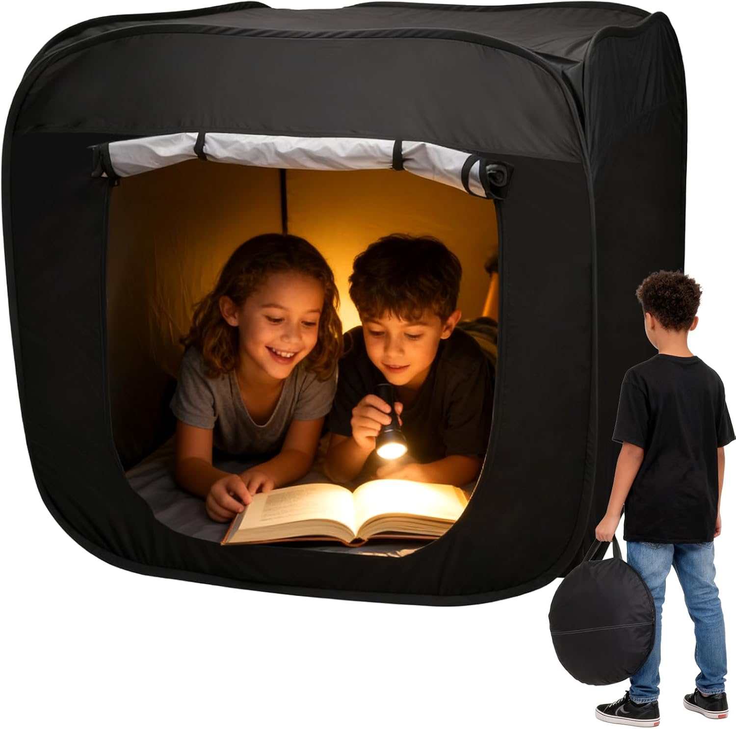 Sensory Tent for Kids 37.4 in  - Kids Outdoor Play Table recension och pris